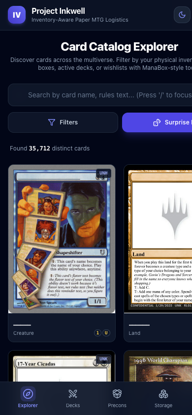 Forge Mobile Interface